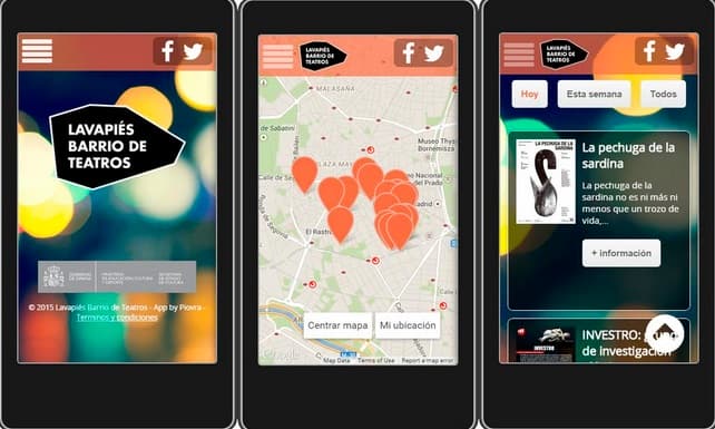 App Lavapiés Barrio de Teatros