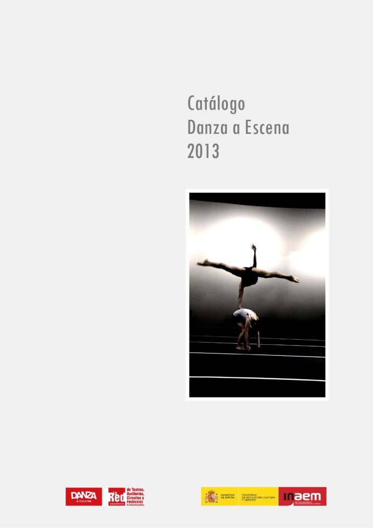 Catálogo Danza a Escena 2013