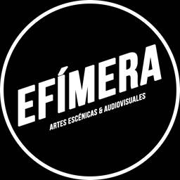 Logotipo de Efímera. Artes Escénicas y Audiovisuales