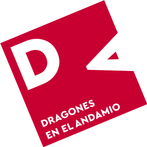 Logotipo de Dragones En El Andamio