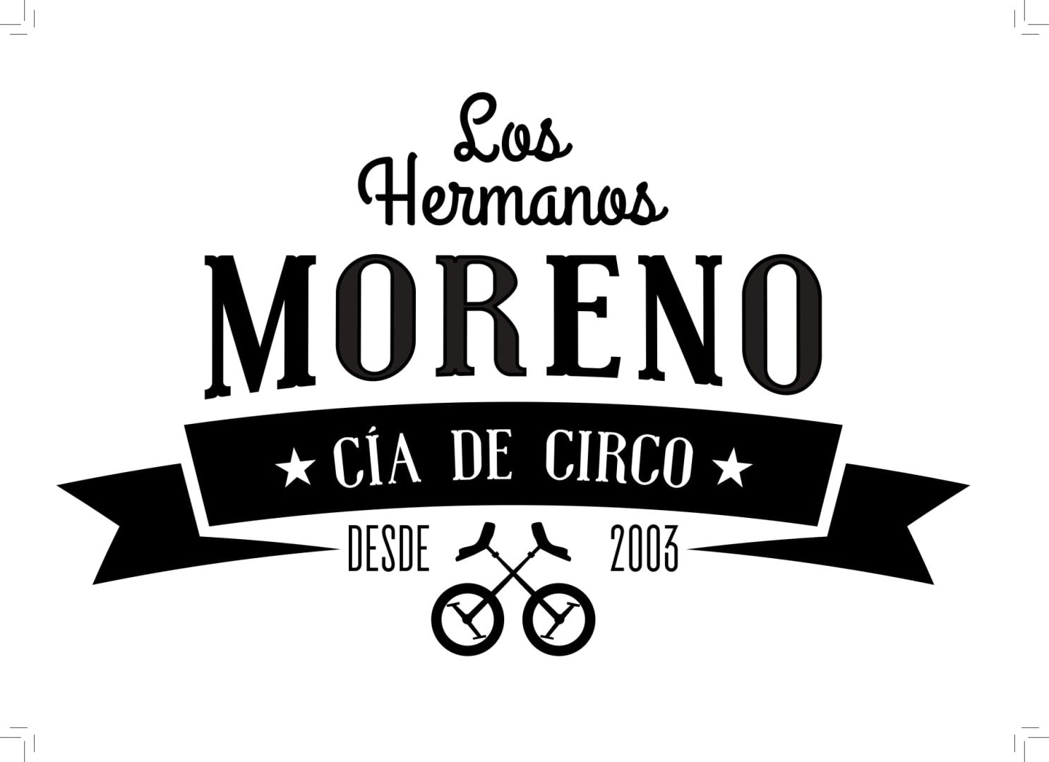 Logotipo de Cía. de circo Los Hermanos Moreno