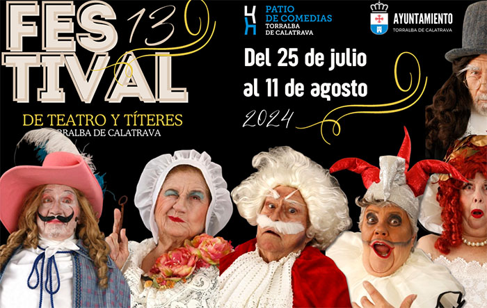 La programación del XIII Festival de Teatro y Títeres Patio de Comedias reúne a doce compañías de toda España