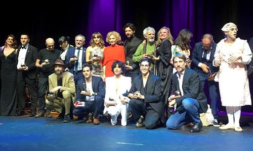 Laura Toledo y Juan Codina, ganadores de los 28º Premios Unión de Actores en la categoría de teatro