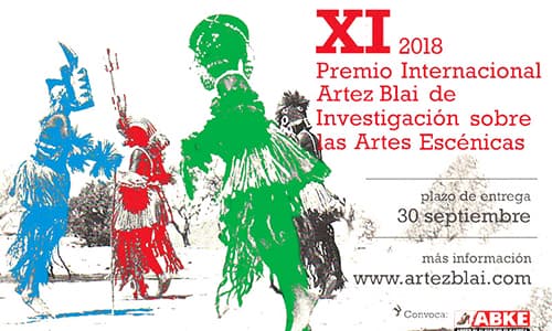 Abierta, hasta el 30 de septiembre, la convocatoria del Premio Internacional ARTEZ BLAI 2018
