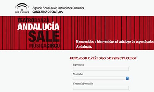 La Junta de Andalucía crea un catálogo de espectáculos on line para promocionar a compañías y artistas andaluces 