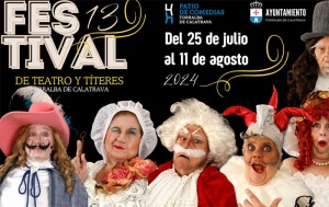 La programación del XIII Festival de Teatro y Títeres Patio de Comedias de Torralba de Calatrava reúne a doce compañías de toda España