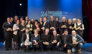 Inma Cuevas y Miguel Rellán, ganadores de los Premios Unión de Actores en la categoría de teatro