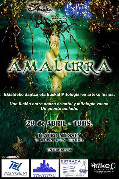 AMALURRA, UN CUENTO BAILADO. DANZA ORIENTAL FUSION MITOLOGIA VASCA