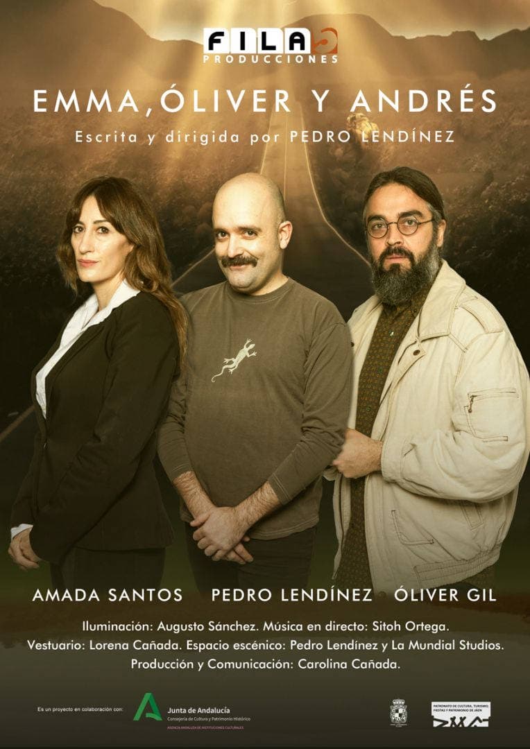 Emma, Óliver y Andrés