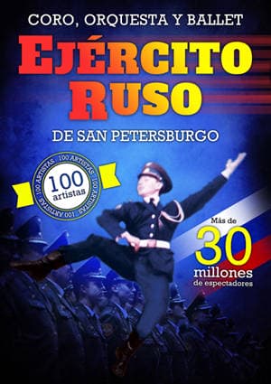 Coro, Ballet y Orquesta delEJÉRCITO RUSO,  de San Petersburgo