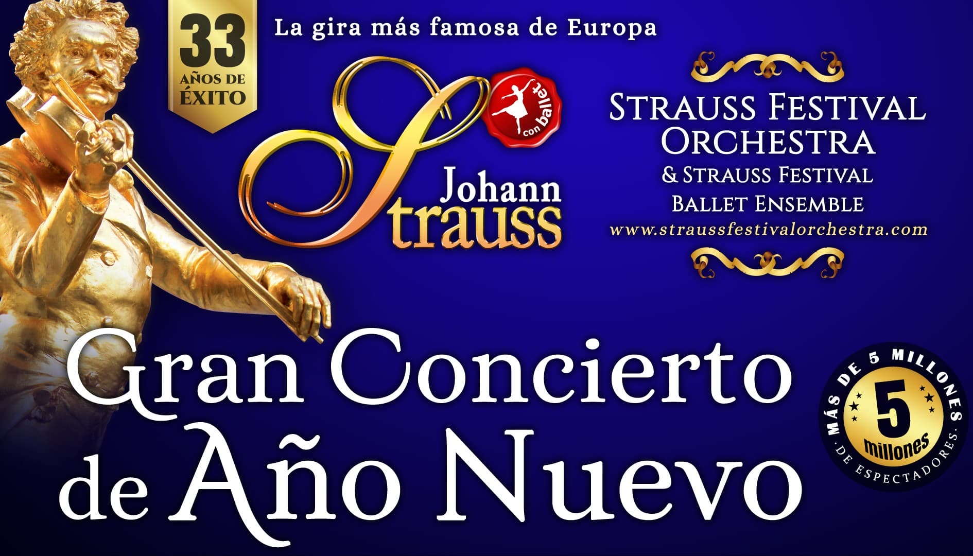 GRAN CONCIERTO DE AÑO NUEVO - Strauss Festival Orchestra