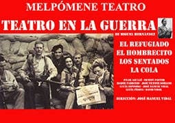 Cartel del Teatro en la guerra de Miguel Hernandez