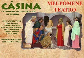 Cartel de Cásina, la comedia de los sentidos