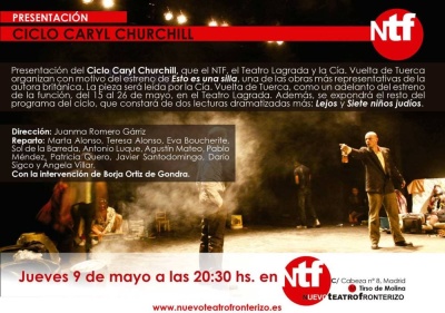 Presentación en el NTF del Ciclo Caryl Churchill