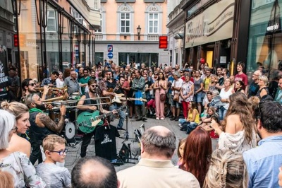 Show en calle Festival Pfasterpektakel 2019 Linz, Austria