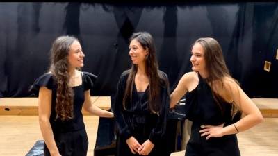 Climacus Trío: Cristina Sánchez, violín; María Fernández, cello; Lara Martínez, piano