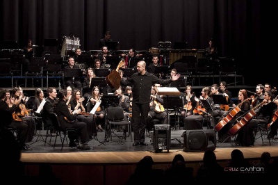 Oscar Herrero con Orquesta