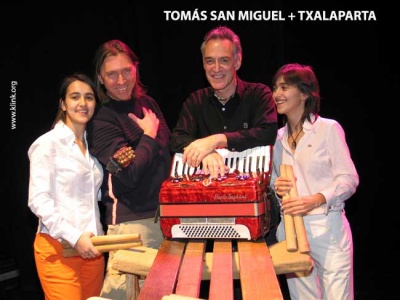 Tomás San Miguel + Txalaparta