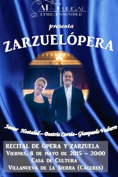 Cartel ZarzuelÓpera